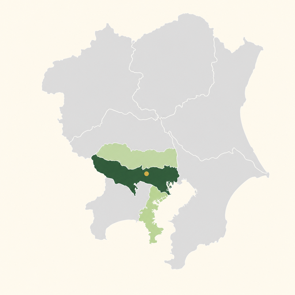 対応エリアマップ（東京・埼玉南部・横浜川崎）